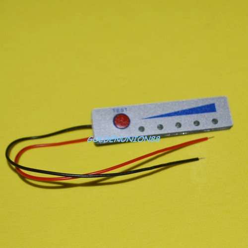 12V LED Li-ion Battery level voltage monitor SOC meter indicator water proof - Afbeelding 1 van 2