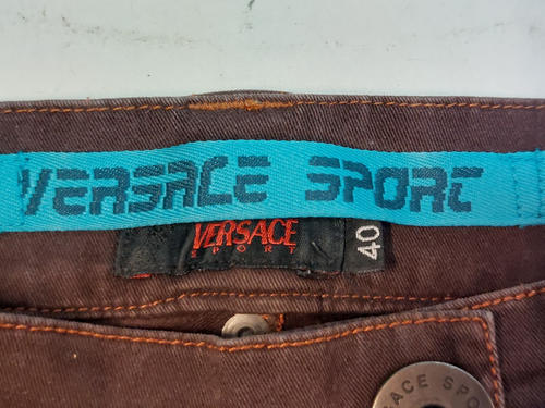 Versace Sport Brown Denim Jeans - Women's EU 40/UK 12 - Picture 7 of 11