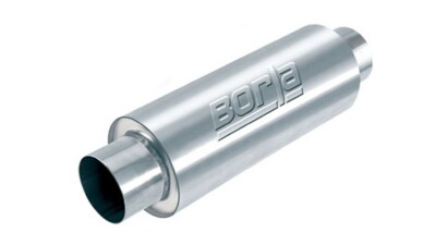 Borla 40086 XR 1 Racing Sportsman Muffler 3.5  Center/Center Universal