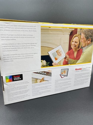 Kodak EasyShare M820 8'' Digital Picture Frame 1000 Photos NEW Open Box - Picture 3 of 13
