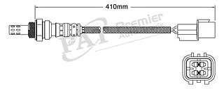 O2 sensor for Mitsubishi ML MN TRITON 2.4L 07-15 4G64 PreCAT Oxygen EGO 2 YrWty - Picture 5 of 7