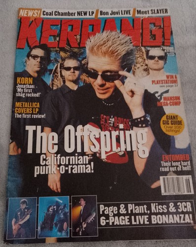 KERRANG ! Magazines JOB LOT x 7 SLIPKNOT Linkin Park KORN 1990s 2000s METALLICA - Picture 12 of 15
