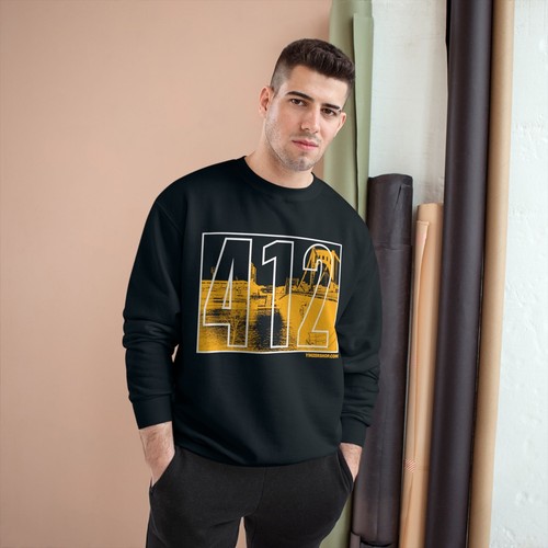 The 412 Series - PNC Park - Champion Crewneck Sweatshirt - Picture 3 of 9