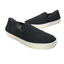 Rothy  s The Original Slip On Sneaker Black Solid Women's Size 8.5 Knit