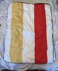Pottery Barn Kids Rugby Wide Stripe Yellow & Red Standard Pillow Sham EUC