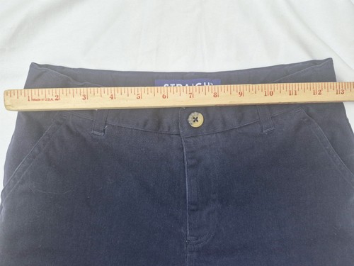 Boys Uniform Pants Navy Lot Of 2 Size 14 Straight French Toast - Picture 14 of 15