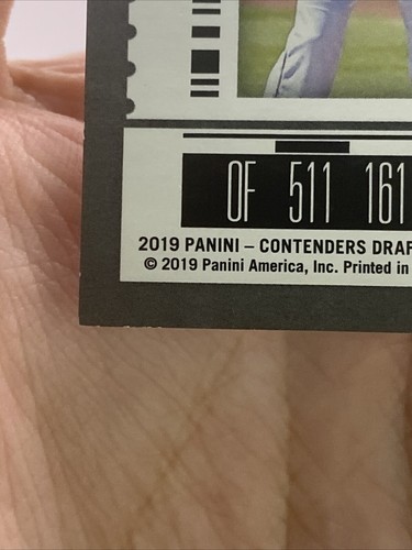 Panini Contenders Draft Picks 2019 Corbin Carroll Auto Prospect RC Rookie #33/99 - Imagen 7 de 7