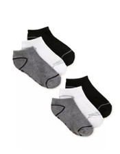 NEW Reebok Boys Socks 6 Pack Lowcut Socks Sizes Medium 8.5-2