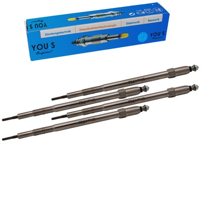S Original Bougies De Préchauffage Pour Nissan Cabstar Interstar dCi 140 3.0 4 Pièces YOU S Original Bougies De Préchauffage Pour Nissan Cabstar Interstar dCi 140 3.0 4 Pièces YOU