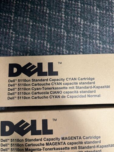 Dell 5110CN CMY GD907 KD566 GD908 Standard Capacity Cartridge Toner New OEM - Picture 3 of 6
