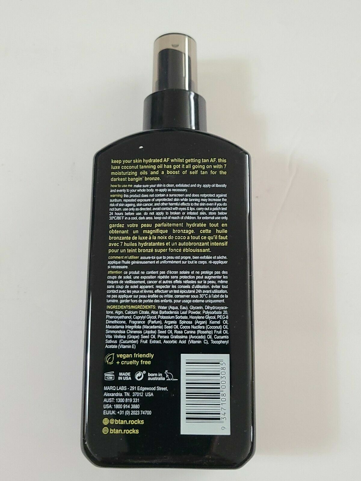 3 Bottles Spray of B.tan Tanned AF Tanning Oil Moisturizer Tan Intensifier 8oz - Picture 12 of 12
