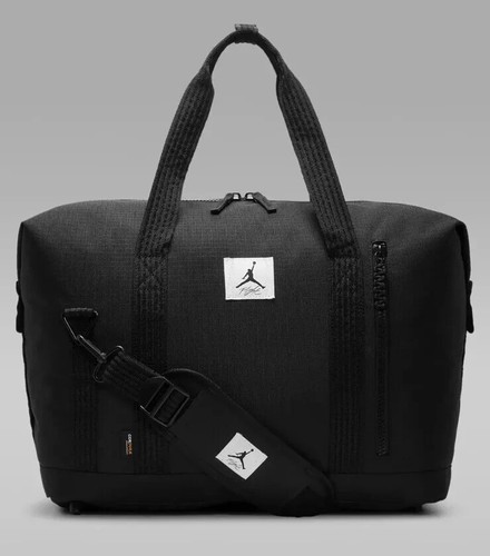 Jordan Flight Duffle Bag with Strap Black MA0798-023 Cordura Edition 35L NEW - Picture 1 of 10