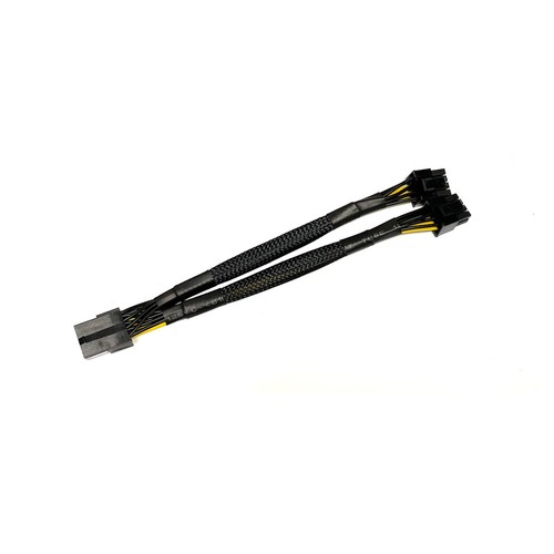 5X 8 Pin Dual 2X 8 Pin (6+2) Male PCI Express Power Adapter Braided Cable Lead - 第 11/11 張圖片