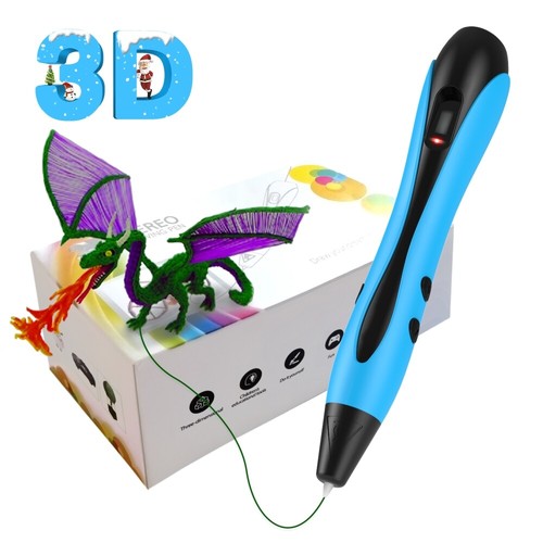 Lot de stylos 3D pour enfants stylo d'impression 3D avec filament PLA 120 pieds 12 couleurs cadeau de bricolage - Photo 17/20