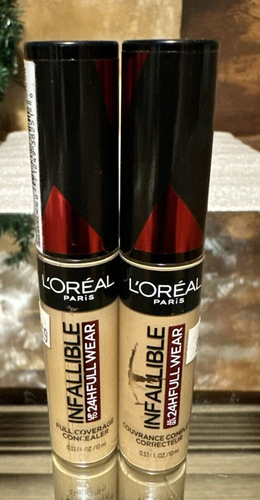 2 X L’Oreal Paris Infallible Up To 24H Full Wear More Than Concealer #385 Amber - Picture 3 of 5