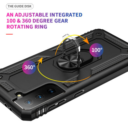 Case For Samsung Galaxy S22/S22+/S22 Ultra Built-In Kickstand + Screen Protector - Picture 12 of 30