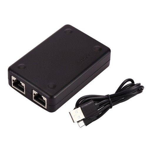 2 Ports RJ45 Netzwerk Schalter Ethernet Internet Adapter Hub Splitter Schwarz - Bild 3 von 10