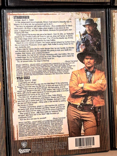 The Adventures Of Brisco County Jr. Lot of 14 DVDs in Collector's Edition * - Picture 10 of 24
