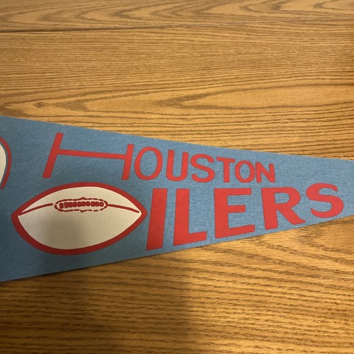 Rare Vintage Original 1967 Houston Oilers NFL AFL Football Flag Pennant 1 Bar - Picture 9 of 24