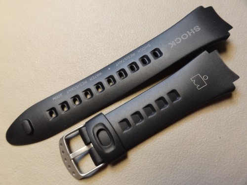 ONLY FITS "200M Shock Resis" Timex Ironman Triathlon 18mm Black Sport Watch Band - Picture 3 of 11
