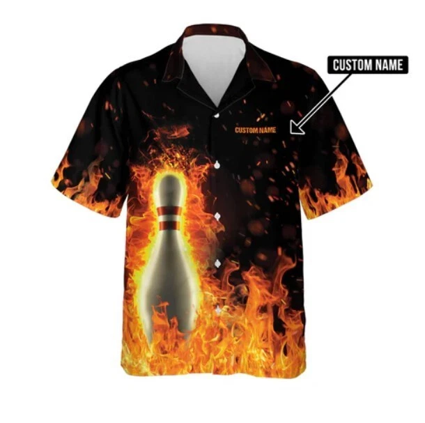 Bowling Retro Vintage Hawaiian Shirt