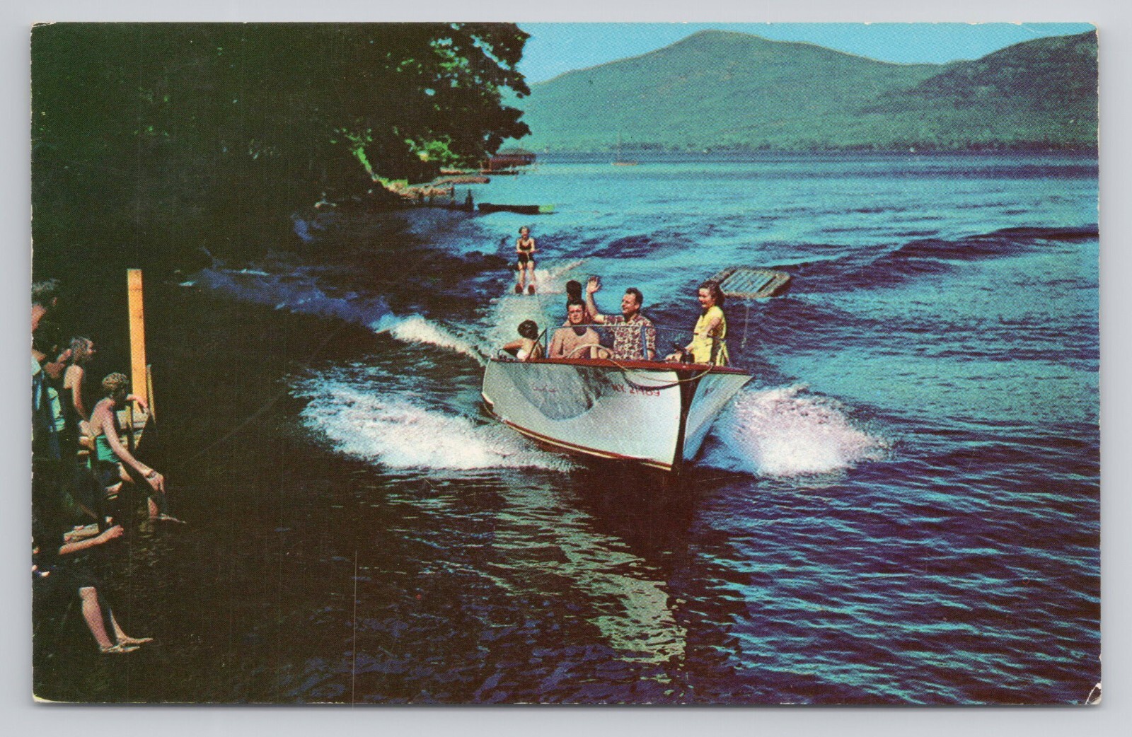 The Land of the Sky Blue Waters c1962 Postcard