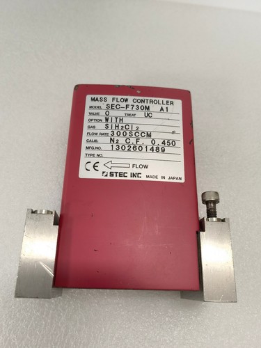 STEC SEC-F730M Mass Flow Controller SIH2CL2 300SCCM 15PIN - Picture 10 of 12
