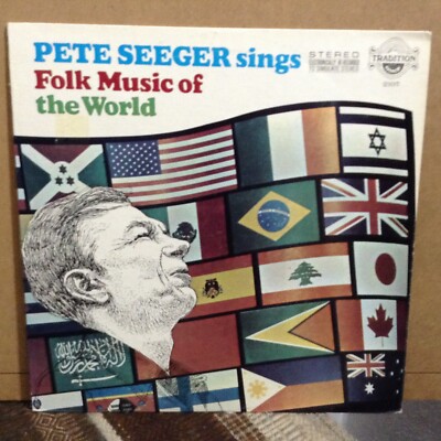 PETE SEEGER - Sings Folk Music Of The World - LP - US - 1973 - Top Copy