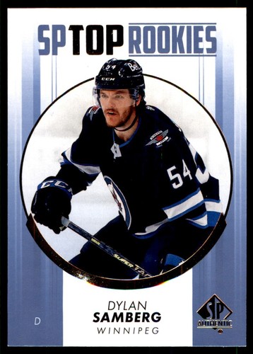 2022-23 SP AUTHENTIC TOP ROOKIES BLUE DYLAN SAMBERG WINNIPEG JETS #TR-36 - Picture 1 of 2