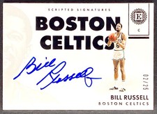 2017-18 Encased Bill Russell Scripted Signatures # /25