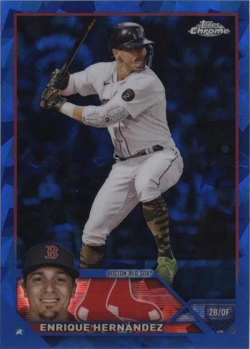 2023 Topps Chrome Sapphire Edition - Enrique Hernandez #497 for