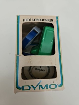 Vintage DYMO For Kids Mini Handheld Embossing Label Maker Labeler Green 1977 USA