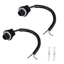 2PCS License Plate Light Wire Harness for Chevy Silverado 1999-2013,
