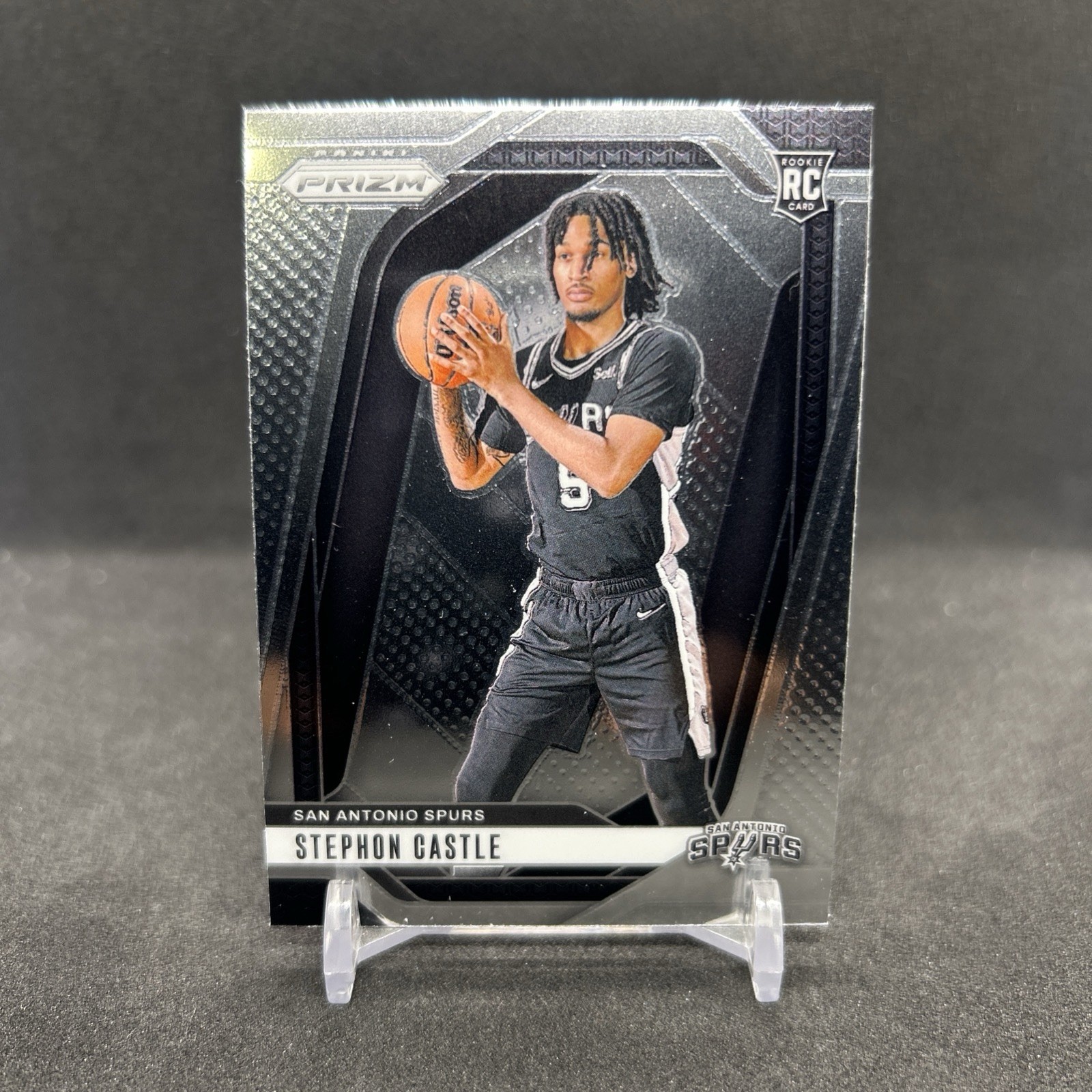 Stephon Castle 2024-25 Panini Prizm Base Rookie RC #234 San Antonio Spurs