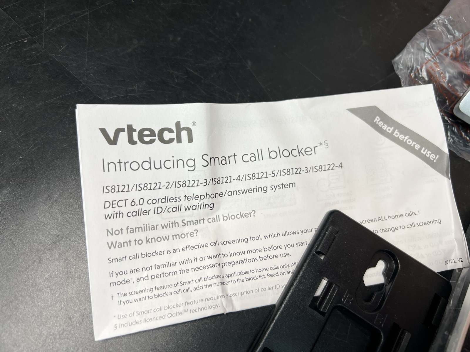VTech IS8121-2 Long Range 2300ft Bluetooth Cordless Phone 2 Handsets Answering