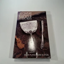 Godinger Silver Plate Silent Butler Set 20th Century Baroque