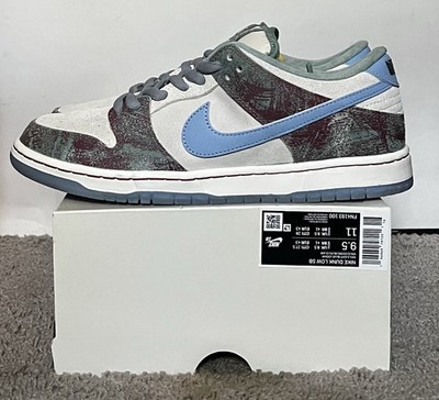 Size 9.5M- Nike Dunk Low SB Crenshaw Skate Club CSC FN4193-100