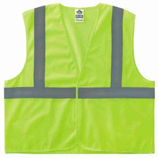 Ergodyne 20973 Ergodyne 8205HL S/M Lime Type R Class 2 Super Mesh Vest