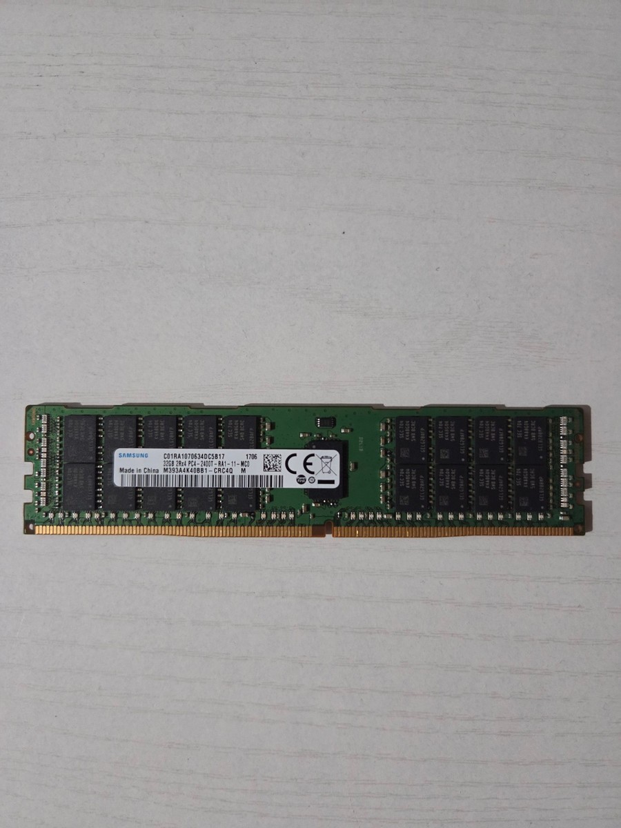 Samsung 32GB 2Rx4 PC4-2400T DDR4-2400MHZ ECC REG Server RAM