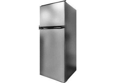 Lippert 2022302037 Everchill 10.7 Cu Ft 12V Refrigerator Left Stainless Steel