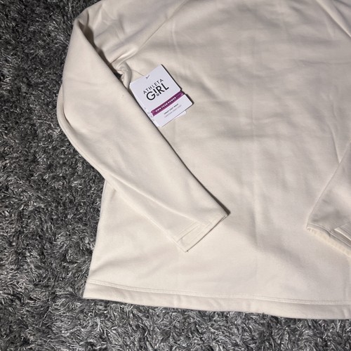 NWT Athleta Girl Crazy Cozy Cardigan Wrap Girls XXL/16 Cream Ivory Sweatshirt - Picture 21 of 23