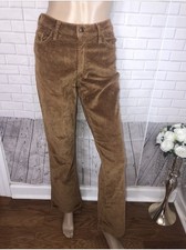 Universal Thread Size 0 Ankle Bootcut Women's Brown Corduroy Jeans Stretch NWT