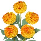 5PCS Dahlia Fall Flowers Artificial for Decoration Fake Ball Dahlias Flowers ...