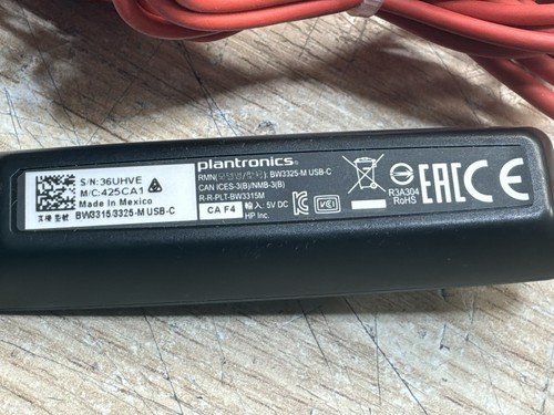 5 Poly Plantronics Blackwire 3325 kabelgebundenes Stereo-Headset/JUA3132 - Bild 3 von 5