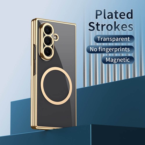 Für Samsung Galaxy Z Fold 7 6 5 4 Handyhülle Transparente mit Displayschutzfoli - Bild 2 von 16