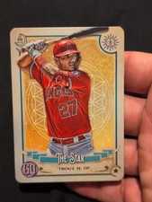 Mike Trout 2020 Gypsy Queen Tarot Of The Diamonds Insert Los Angeles Angels A53