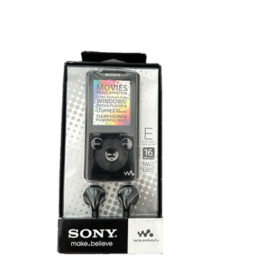 Sony Walkman E Series 16GB MP3 Player 1.77-in LCD FM Radio - Black (NWZ-E385/BC)