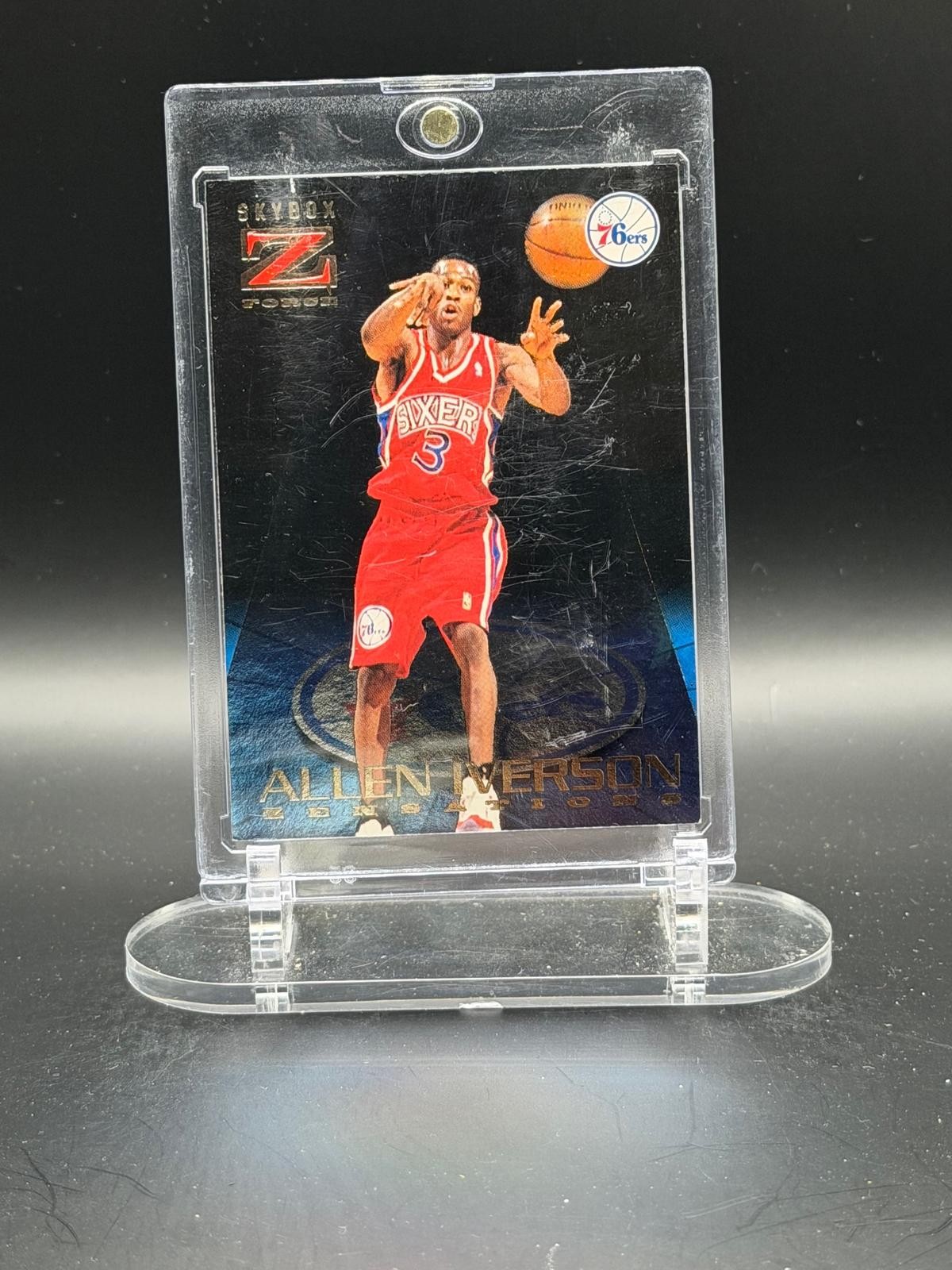 1996-97 SkyBox Z-Force #10 Allen Iverson Zensations