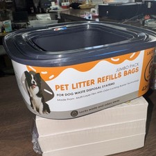 G Pet Dog Cat Litter Jumbo Pack Refill Bags 6 Months-42 Ft-Odor locking