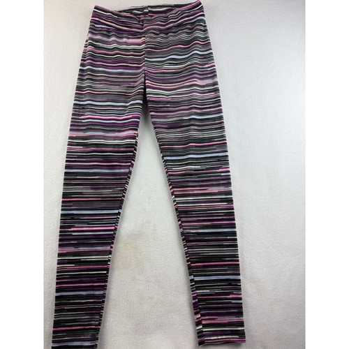 ClimateRight by Cuddl Duds gestreifte Leggings M/M rosa lila grau schwarz Stretch - Bild 1 von 7